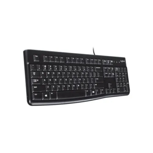 Logitech K120 Wired Keyboard Quiet typing Spill-resistant Durable keys Thin profile Curved space... - Image 3