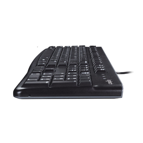 Logitech K120 Wired Keyboard Quiet typing Spill-resistant Durable keys Thin profile Curved space... - Image 4