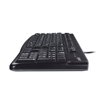 Logitech K120 Wired Keyboard Quiet typing Spill-resistant Durable keys Thin profile Curved space... - Image 4