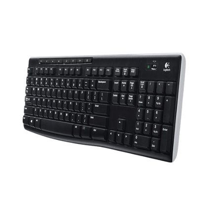 Logitech K270 2.4 GHz Wireless Full Size Keyboard 128-bit AES encryption 24-month battery life Sp... - Image 2