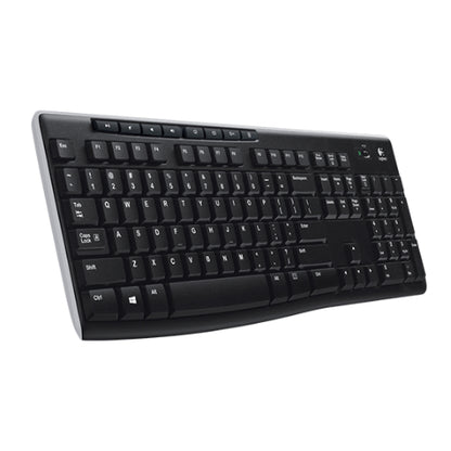 Logitech K270 2.4 GHz Wireless Full Size Keyboard 128-bit AES encryption 24-month battery life Sp... - Image 3