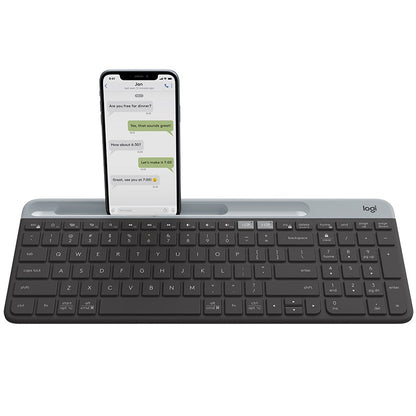 Logitech K580 Unifying Slim Easy Switch Multi-Device Wireless Keyboard - 18 months Battery Life,...