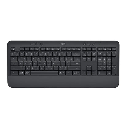Logitech Signature K650 Comfort Full-Size Wireless Keyboard with Wrist Rest Graphite - Keyboards