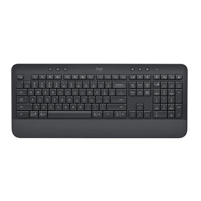 Logitech Signature K650 Comfort Full-Size Wireless Keyboard with Wrist Rest Graphite - Keyboards