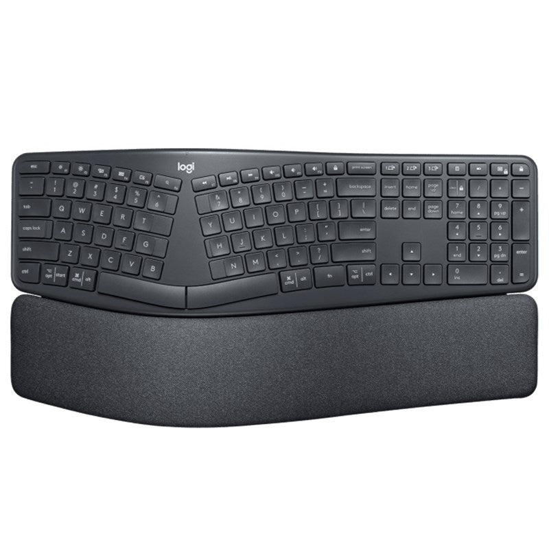 Logitech K860 ERGO Split Wireless Keyboard - Curved Ergonomic Split Keyboard, Bluetooth/2.4GHz US...