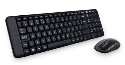 Logitech MK220 Wireless Keyboard  Mouse Combo Much smaller design, same keys 2.4 GHz 128-bit AES...