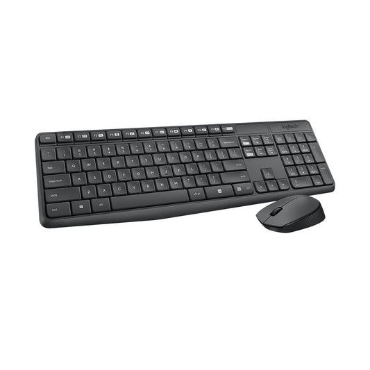 Logitech MK235 Wireless Keyboard and Mouse Combo 2.4GHz Wireless Compact Long Battery Life 8 Shor...