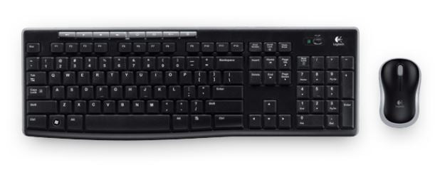 Logitech MK270R Wireless Keyboard and Mouse Combo 2.4GHz Wireless Compact Long Battery Life 8 Sho...