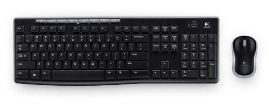 Logitech MK270R Wireless Keyboard and Mouse Combo 2.4GHz Wireless Compact Long Battery Life 8 Sho...