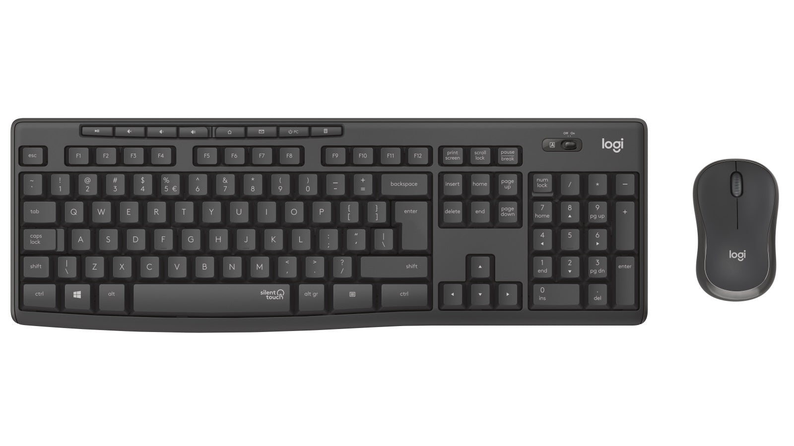 Logitech MK295 WIRELESS SILENT  KEYBOARD AND MOUSE COMBO, 2.4GHZ USB RECEIVER - 1YR WTY - Keyboards