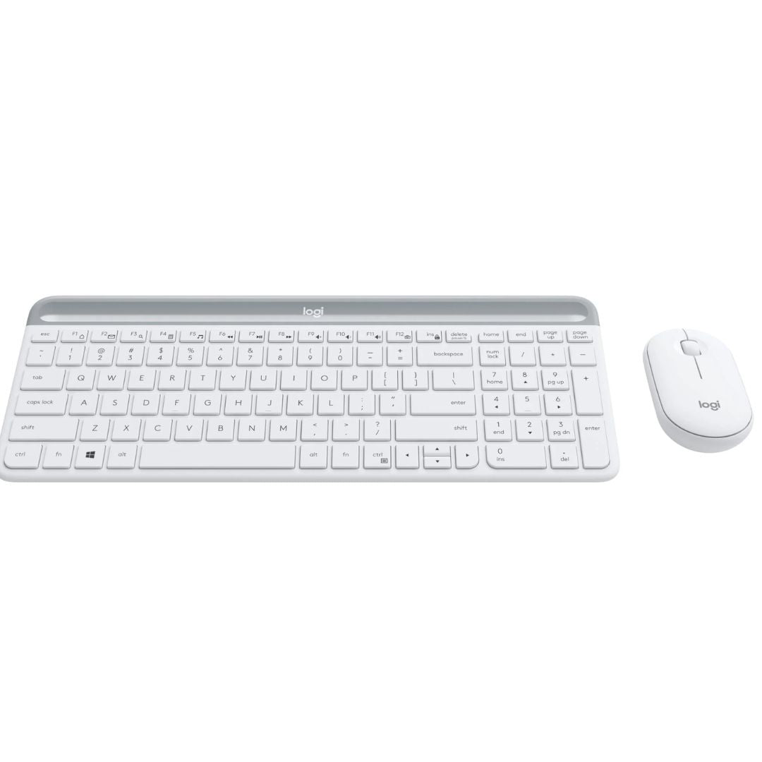 (LS)Logitech MK470 Slim Wireless Keyboard Mouse Combo Nano Receiver 1 Yr Warranty -White - Keyboards - Image 4