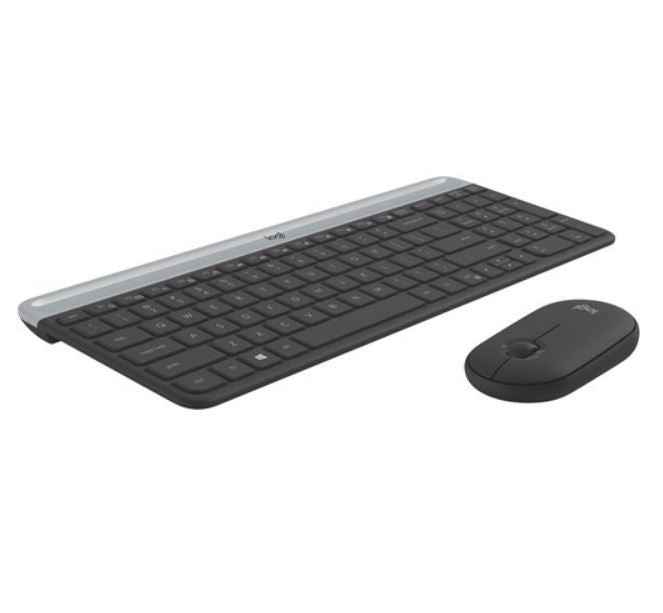 Logitech MK470 Slim Wireless Keyboard Mouse Combo Nano Receiver 1 Yr Warranty - Keyboards