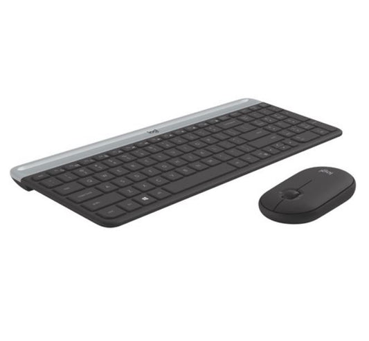 Logitech MK470 Slim Wireless Keyboard Mouse Combo Nano Receiver 1 Yr Warranty - Keyboards
