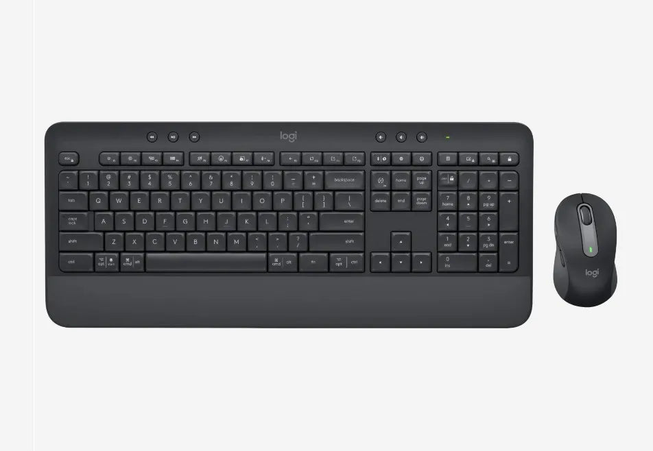 Logitech MK650 Wireless Keyboard  Mouse - Graphite for Business - Keyboards