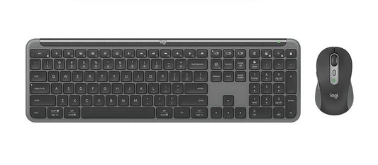 Logitech SIGNATURE SLIM COMBO MK950 -Graphite Keyboard Full-size layout with number pad Mouse 100...