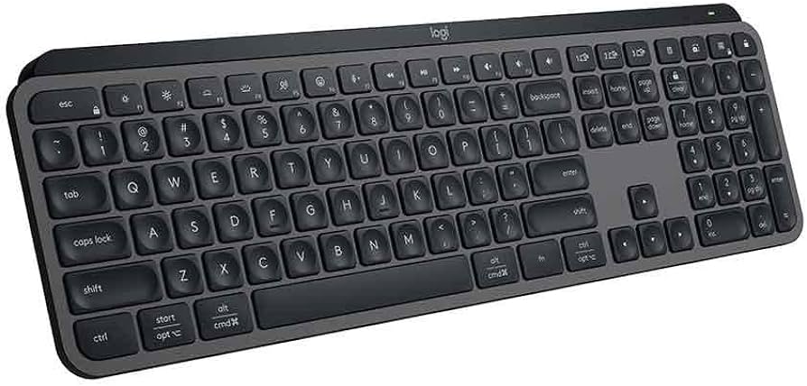 Logitech MX KEYS S Wireless ILLUMINATED Keyboard/ Rechargeable Li-Po (1500 mAh) battery Graphite... - Image 3