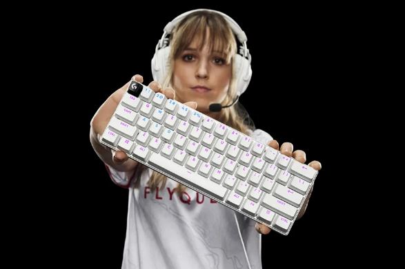 (LS)Logitech PRO X 60 LIGHTSPEED Wireless Gaming Keyboard -White 2.4GHz LIGHTSPEED Bluetooth®, or... - Image 2