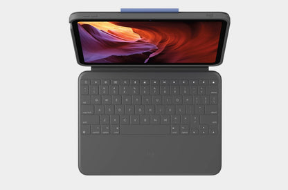 Logitech Rugged Folio Case for iPad 10th Gen - Oxford Grey - Keyboards - Image 2