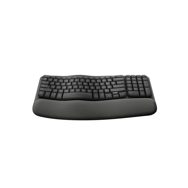 Logitech Ergo Series Wave Keys Wireless Ergonomic Keyboard (Graphite) - Keyboards - Image 3