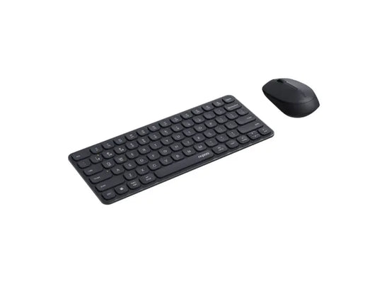 RAPOO X9010M Multi-mode Aluminium Base, Wireless Ultra-slim Combo Set, up to 12 Months Battery, B...
