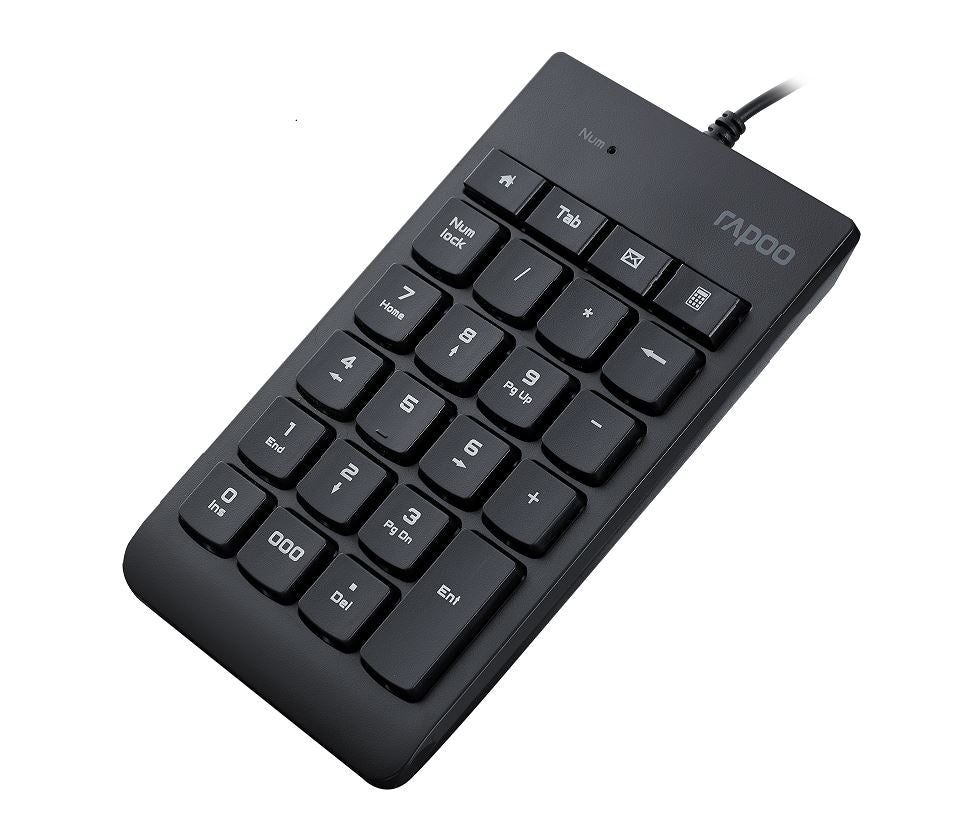 RAPOO K10 Wired Numeric NumberPad Keyboard -  Spill Resistant Design, Laser Carved Keycap, Spill... - Image 2