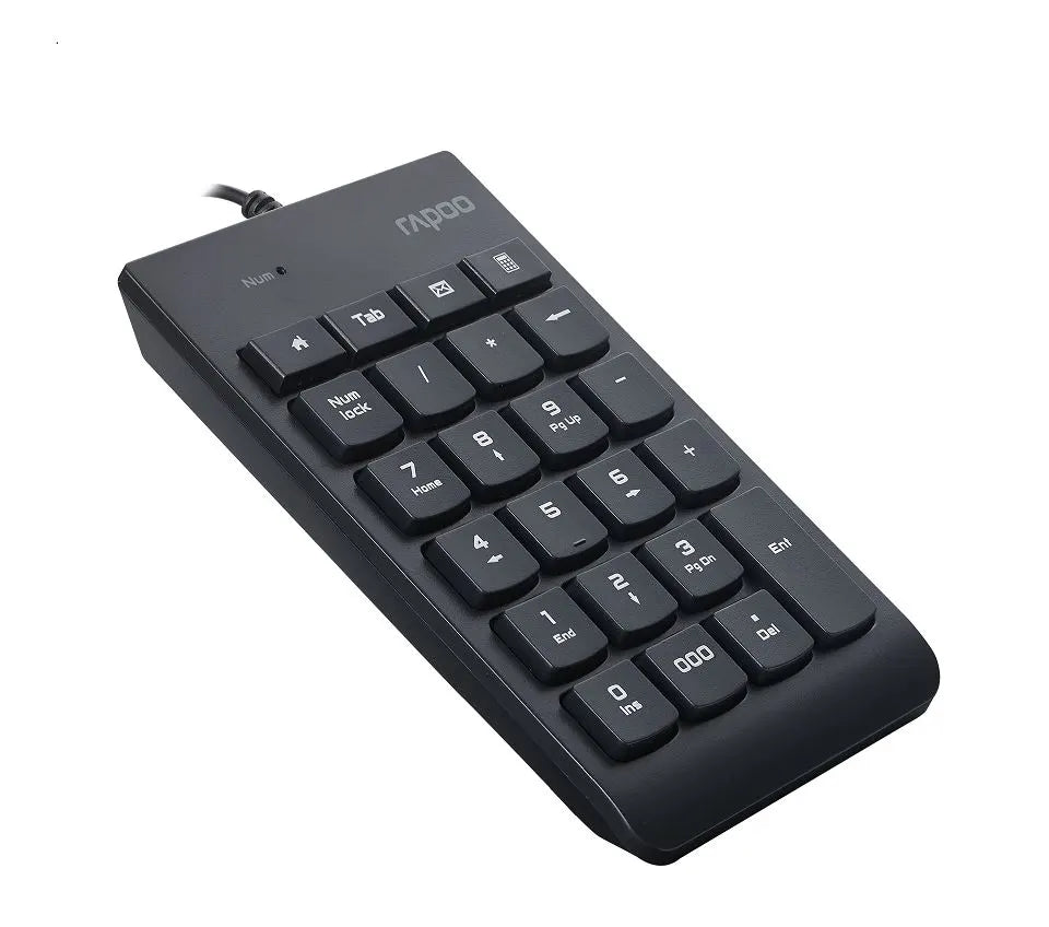 RAPOO K10 Wired Numeric NumberPad Keyboard -  Spill Resistant Design, Laser Carved Keycap, Spill... - Image 4