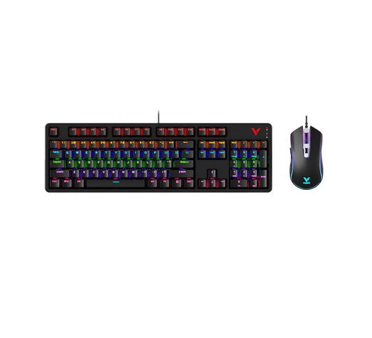 RAPOO V150S Backlit Mechanical Gaming Keyboard  Optical Gaming Mouse - Keyboards