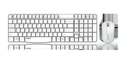 RAPOO X1800S 2.4GHz Wireless Optical Keyboard Mouse Combo Black - 1000DPI Nano - Keyboards