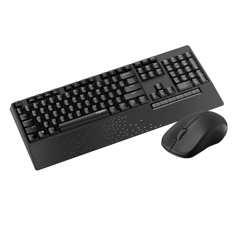 RAPOO X1960 Wireless Mouse and Keyboard Combo with Palm Res -1000DPI, Wireless 2.4G, 10m Range, S... - Image 2