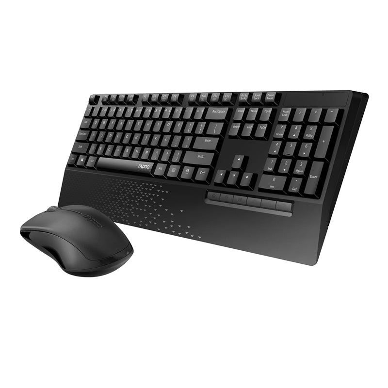 RAPOO X1960 Wireless Mouse and Keyboard Combo with Palm Res -1000DPI, Wireless 2.4G, 10m Range, S... - Image 3