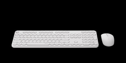 RAPOO X260S Wireless Optical Mouse  Keyboard Black - 2.4G Connection, 10M Range, Spill-Resistant,...