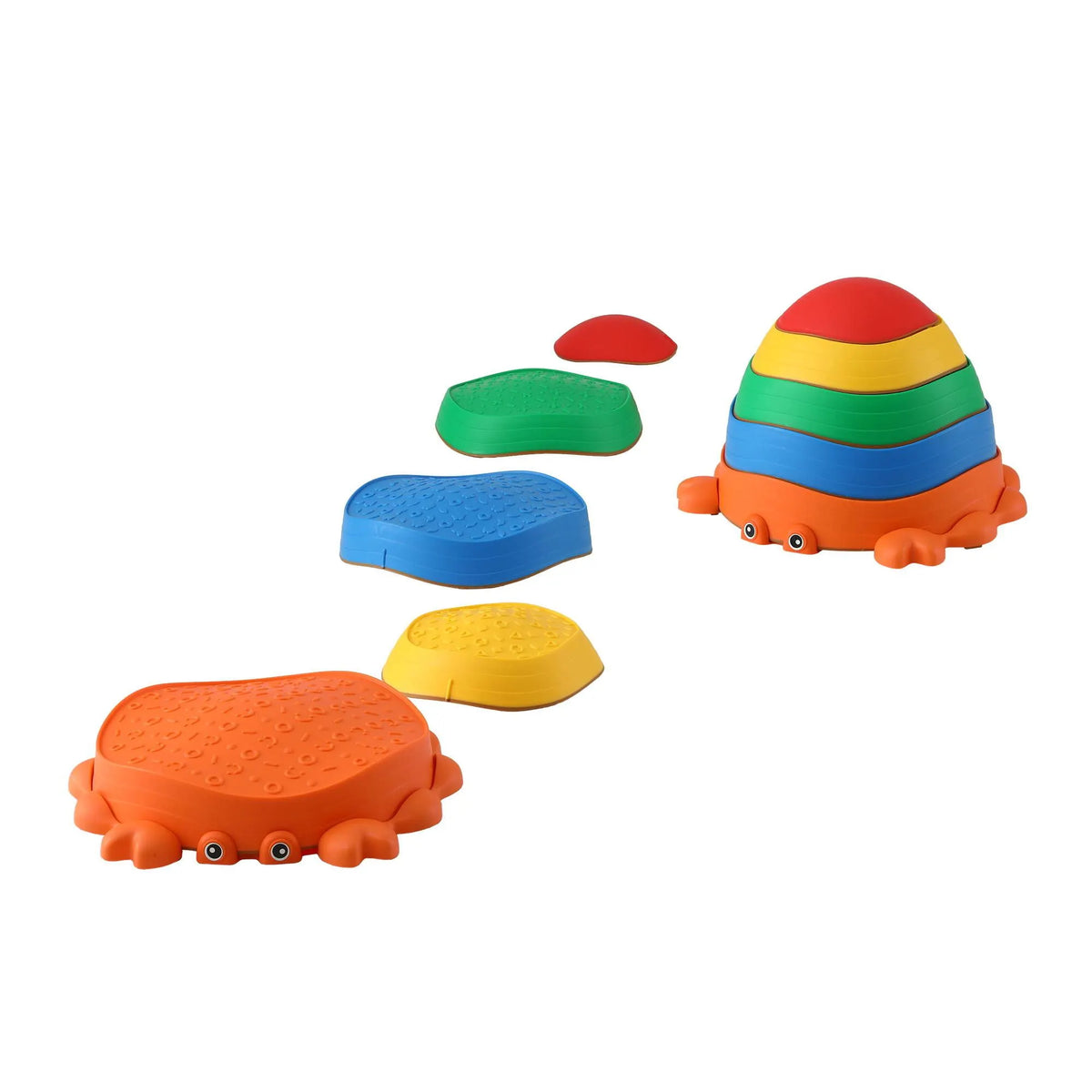 Keezi Kids Stepping Stones Balance Stone Set Crab Indoor Outdoor 5PCS - Image 9