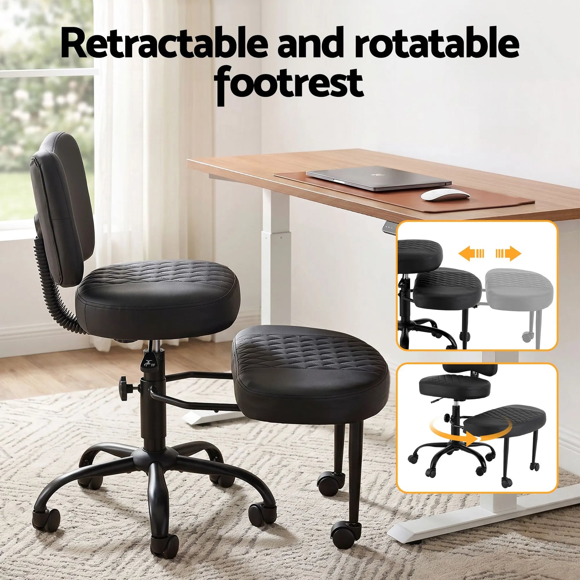 Artiss Cross Legged Kneeling Chair Adjustable Meditation Ergonomic Office Seat  - Image 5