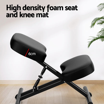Artiss Kneeling Chair Ergonomic Office Chairs Home Knee Seat Posture Stretch Rest - Image 6
