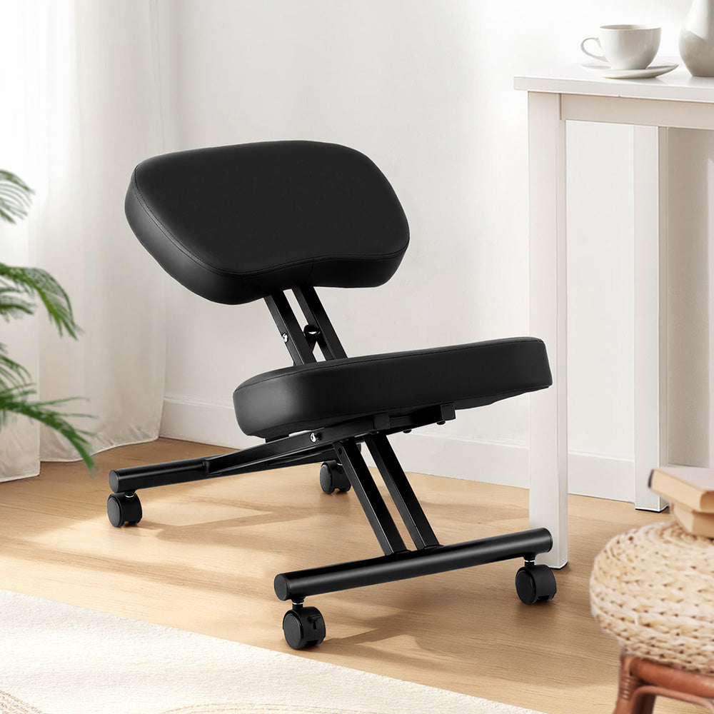 Artiss Kneeling Chair Ergonomic Office Chairs Home Knee Seat Posture Stretch Rest - Image 7