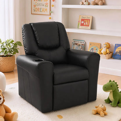 Keezi Kids Recliner Chair PU Leather Sofa Lounge Couch Children Armchair - Image 9