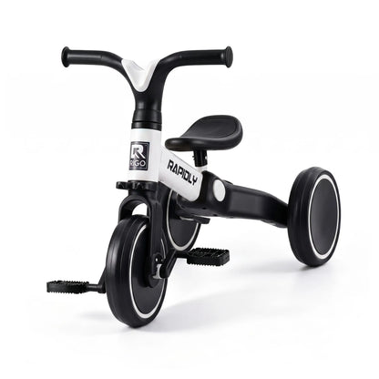 RIGO Tricycle Bike, Kids Bike with 3 wheels, Carbon Steel 70cm White - Image 9