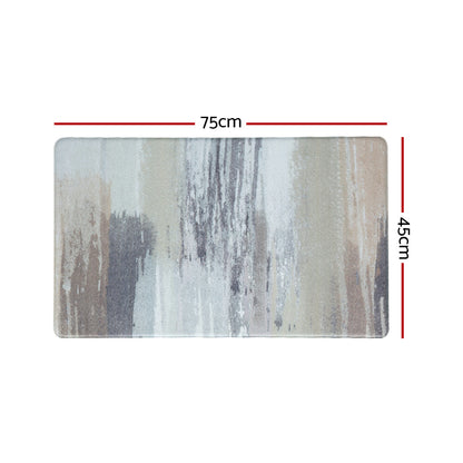 Artiss Kitchen Mat 45x75cm PVC Floor Rug Carpet Non-slip Lydia - Image 2