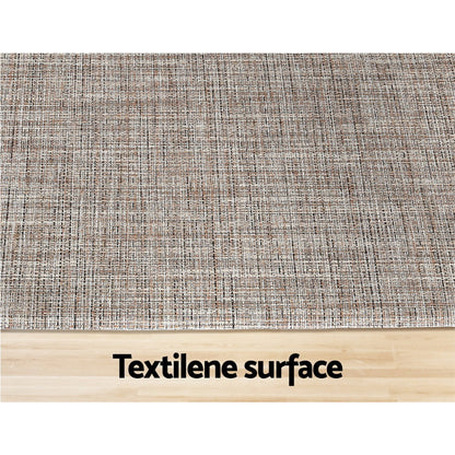 Artiss Kitchen Mat 45x150cm Textilene Floor Rug Carpet Non-slip - Image 4
