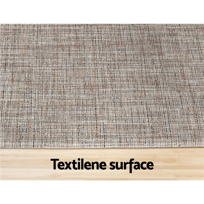 Artiss Kitchen Mat 45x75cm Textilene Floor Rug Carpet Non-slip - Image 4