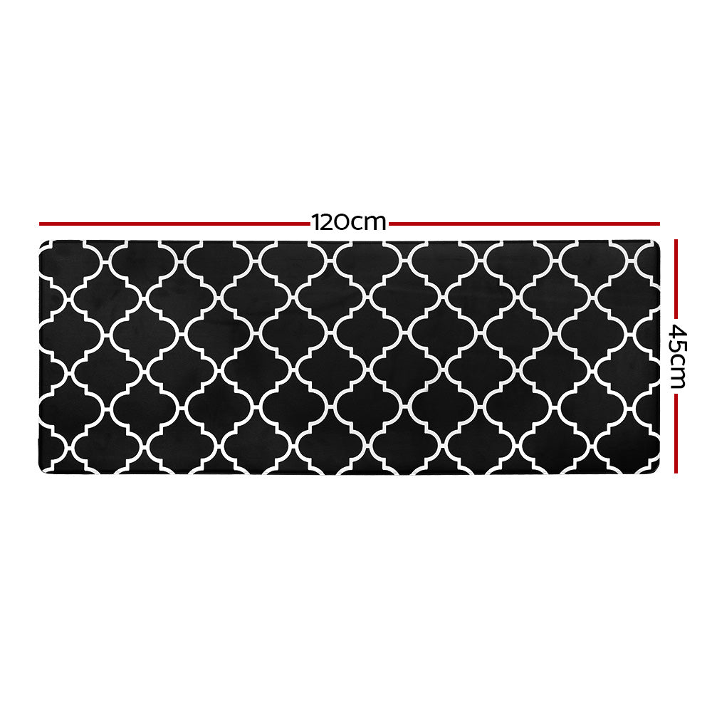 Artiss Kitchen Mat 45x120cm PVC Floor Rug Carpet Non-slip Gina - Image 2