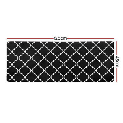Artiss Kitchen Mat 45x120cm PVC Floor Rug Carpet Non-slip Gina - Image 2