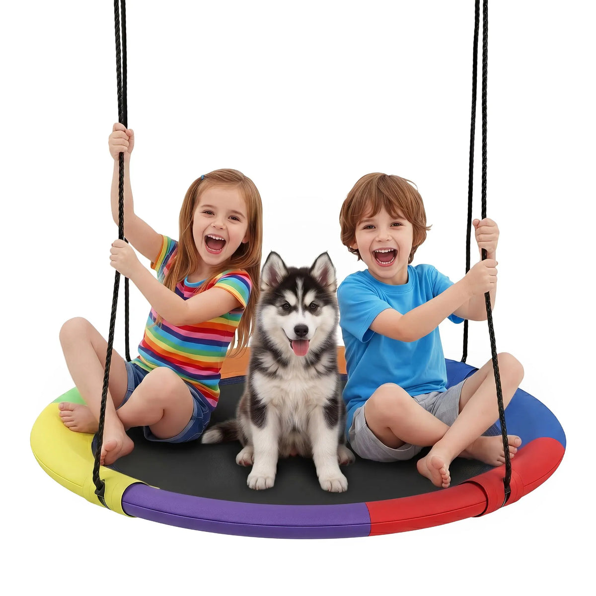 Gardeon Tree Swing Hammock 100cm for Backyard Porch Outside Playground - Image 9