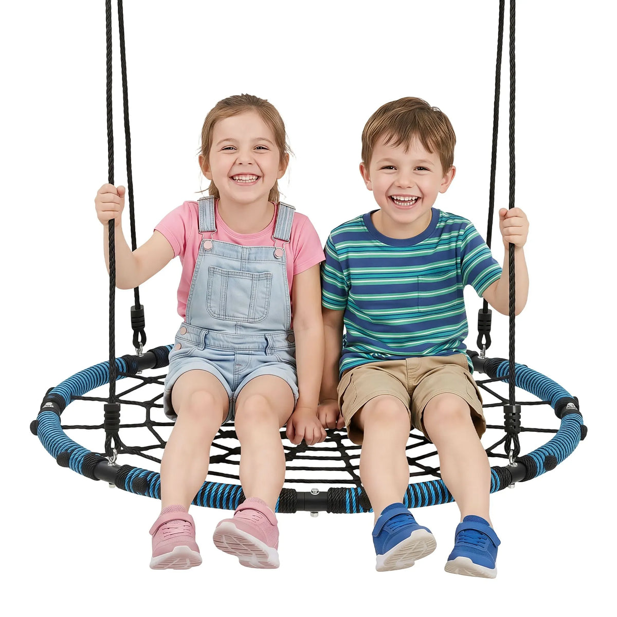 Gardeon Tree Swing Net Hammock 98.5cm for Backyard Porch Outside Playground - Image 9