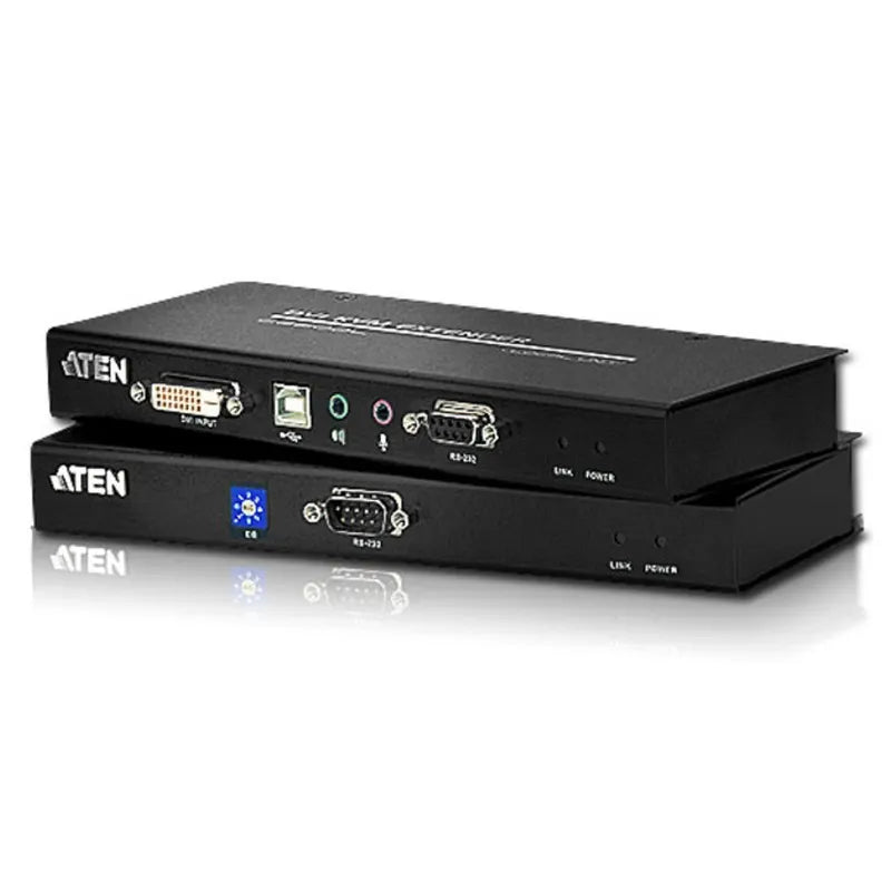 Aten USB Single Link DVI KVM Console Extender with Audio  RS232 - 1920x1200 - KVM Switch  Video