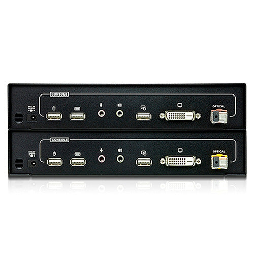 Aten USB DVI Optical KVM Extender, extends 1920 x 1200 @ 600m - KVM Switch  Video - Image 2