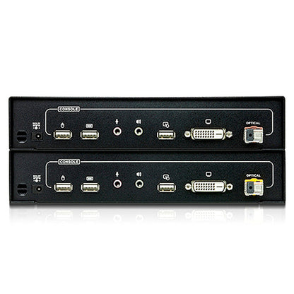 Aten USB DVI Optical KVM Extender, extends 1920 x 1200 @ 600m - KVM Switch  Video - Image 2