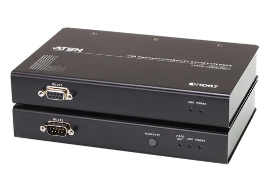 Aten 4K DisplayPort HDBaseT 2.0 KVM Extender with RS232, Ethernet extension, Long Reach mode exte...