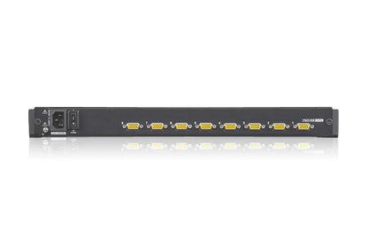 Aten Rackmount KVM Switch 8 Port VGA PS/2-USB w/ 19' LCD Display, 2x Custom KVM Cables Included,... - Image 2