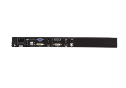 Aten Rackmount Dual Rail LCD Console VGA,HDMI,DVI  USB w/ 18.5' LCD Display, 1x Custom KVM Cable... - Image 3